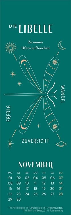 Produktbild: Krafttiere Lesezeichen & Kalender 2027