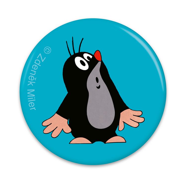 Produktbild: TR&Ouml;TSCH - Der kleine Maulwurf Mini-Buttons 4er Set Maulwurf | Ab 3 Jahren