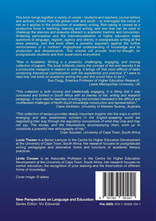 Produktbild: Risk in Academic Writing