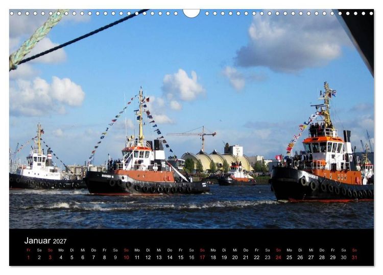 Produktbild: Hamburg Hafengeburtstag (Wandkalender 2027 DIN A3 quer), CALVENDO Monatskalender