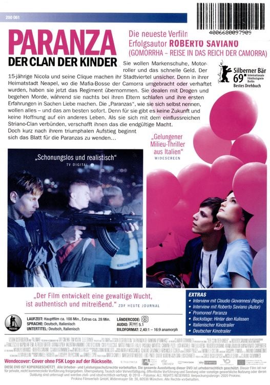 Produktbild: Paranza - Der Clan der Kinder