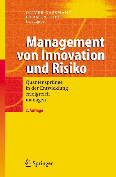 Produktbild: Management von Innovation und Risiko