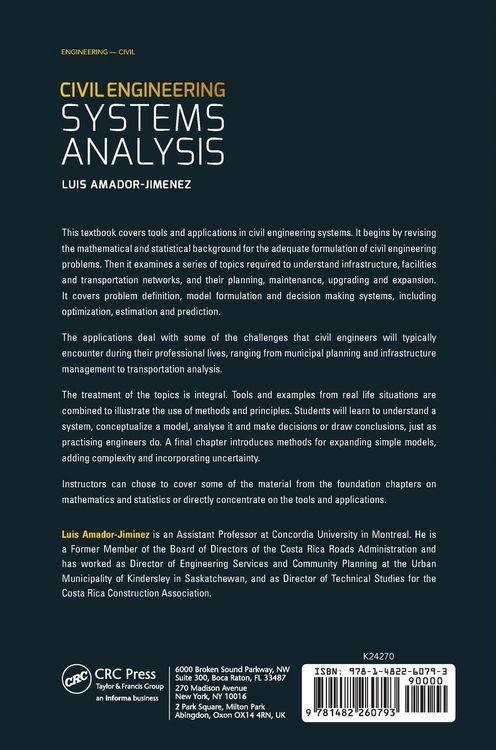 Produktbild: Civil Engineering Systems Analysis