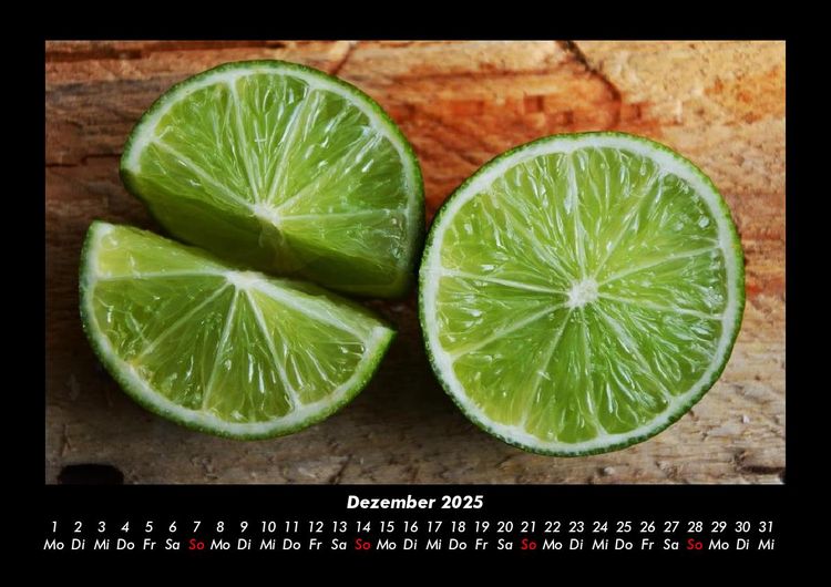 Produktbild: Fr&uuml;chte 2025 Fotokalender DIN A3