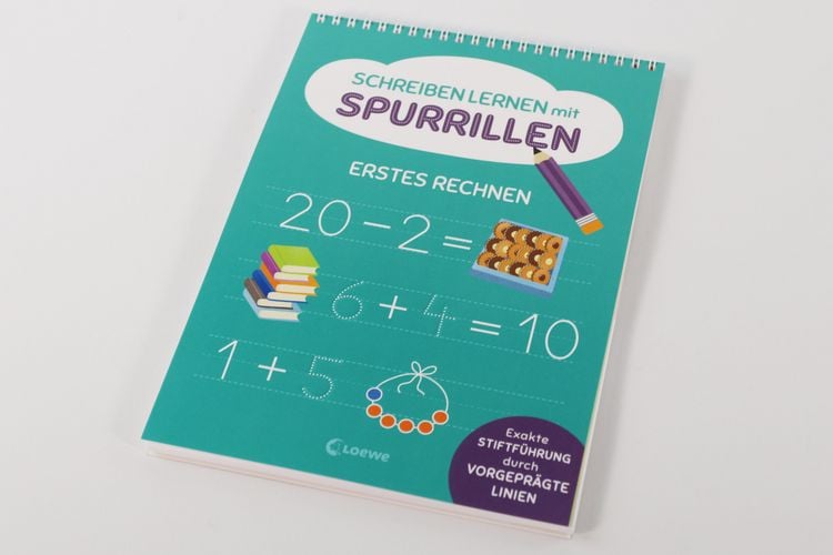 Produktbild: Schreiben lernen mit Spurrillen - Erstes Rechnen