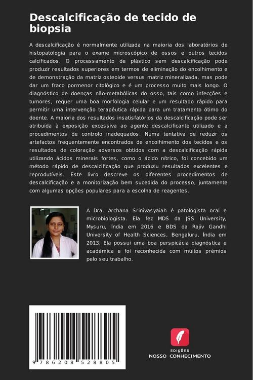 Produktbild: Descalcifica&ccedil;&atilde;o de tecido de biopsia