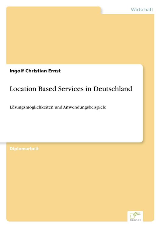 Produktbild: Location Based Services in Deutschland