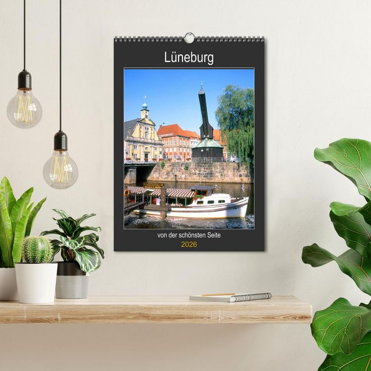 Produktbild: L&uuml;neburg, von der sch&ouml;nsten Seite (Wandkalender 2026 DIN A3 hoch), CALVENDO Monatskalender