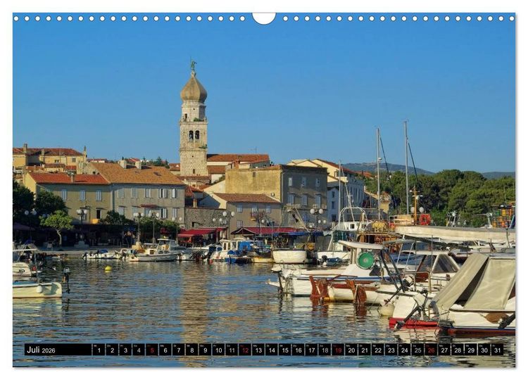 Produktbild: Kvarner Golf - Kroatien (Wandkalender 2026 DIN A3 quer), CALVENDO Monatskalender