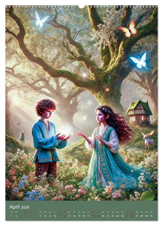 Produktbild: Mystische Welten, Fantasy Naturzauber (hochwertiger Premium Wandkalender 2026 DIN A2 hoch), Kunstdruck in Hochglanz