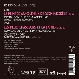 Produktbild: Duni: Le peintre amoureux de son mod&iquest;le/Les deux