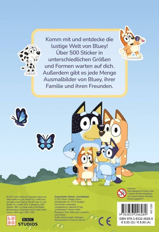 Produktbild: Bluey: Superstarker Sticker- und Malspa&szlig;