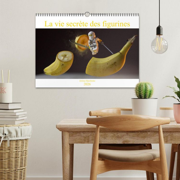 Produktbild: La vie secr&egrave;te des figurines (Calendrier mural 2026 DIN A3 vertical), CALVENDO calendrier mensuel