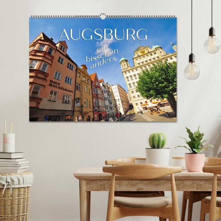 Produktbild: Augsburg &ndash; ein bisschen anders (Wandkalender 2027 DIN A2 quer), CALVENDO Monatskalender