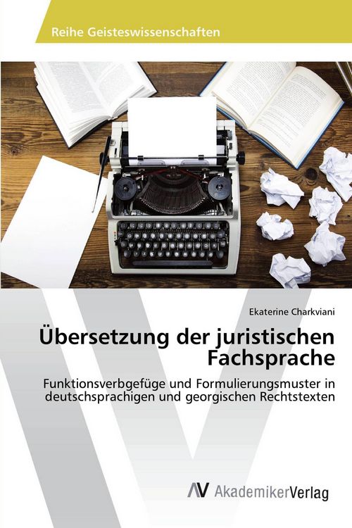 Produktbild: &Uuml;bersetzung der juristischen Fachsprache