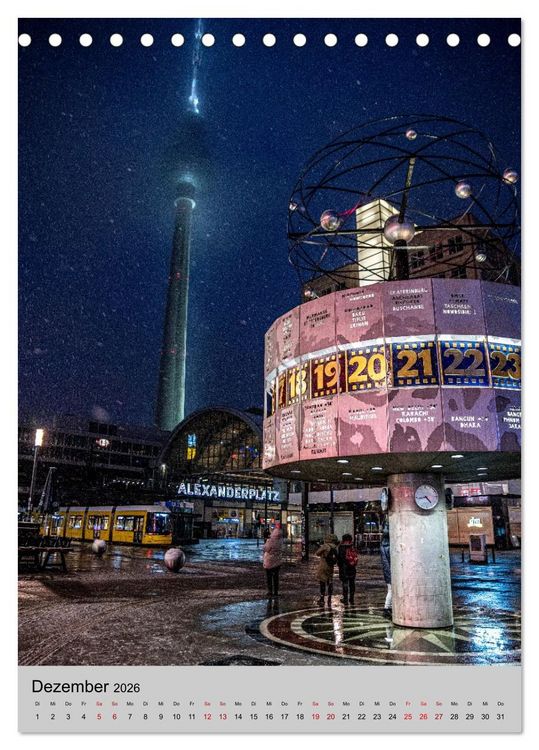 Produktbild: Blicke durch Berlin - Architektur und Atmosph&auml;re (Tischkalender 2026 DIN A5 hoch), CALVENDO Monatskalender