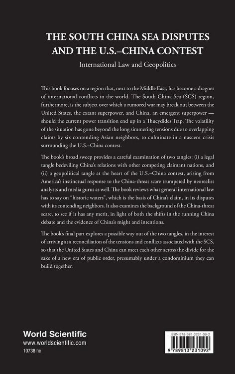 Produktbild: SOUTH CHINA SEA DISPUTES AND THE US-CHINA CONTEST, THE