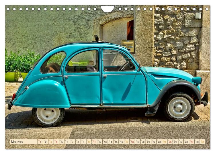 Produktbild: Citro&euml;n 2CV - die Ente (Wandkalender 2025 DIN A4 quer), CALVENDO Monatskalender