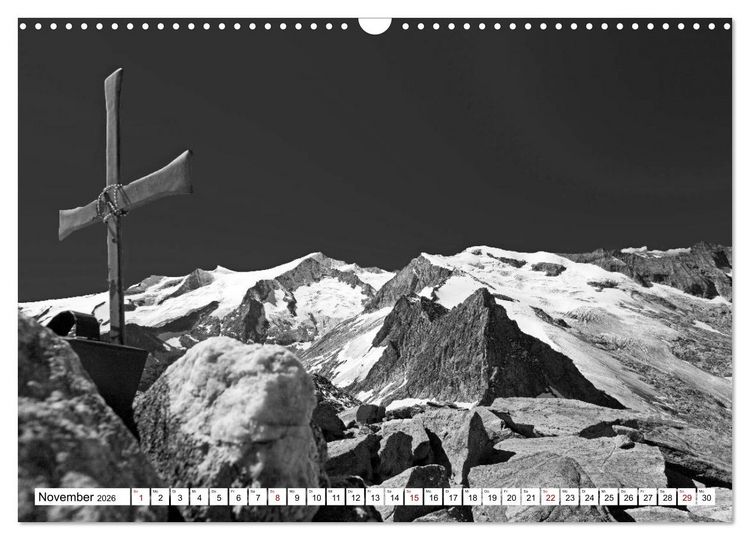 Produktbild: Dreitausender in den Alpen (Wandkalender 2026 DIN A3 quer), CALVENDO Monatskalender