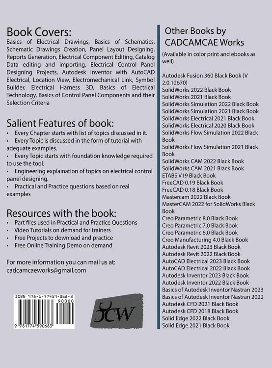 Produktbild: AutoCAD Electrical 2023 Black Book (Colored)