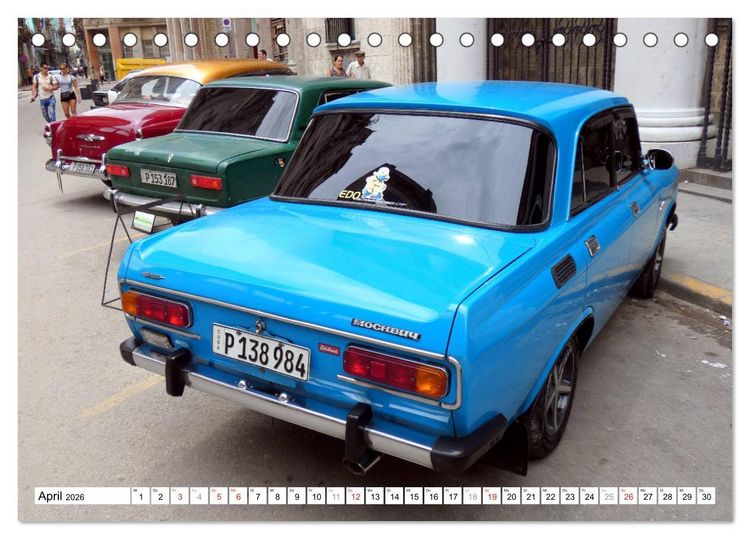 Produktbild: MOSKWITSCH - Auto-Legende der UdSSR (Tischkalender 2026 DIN A5 quer), CALVENDO Monatskalender