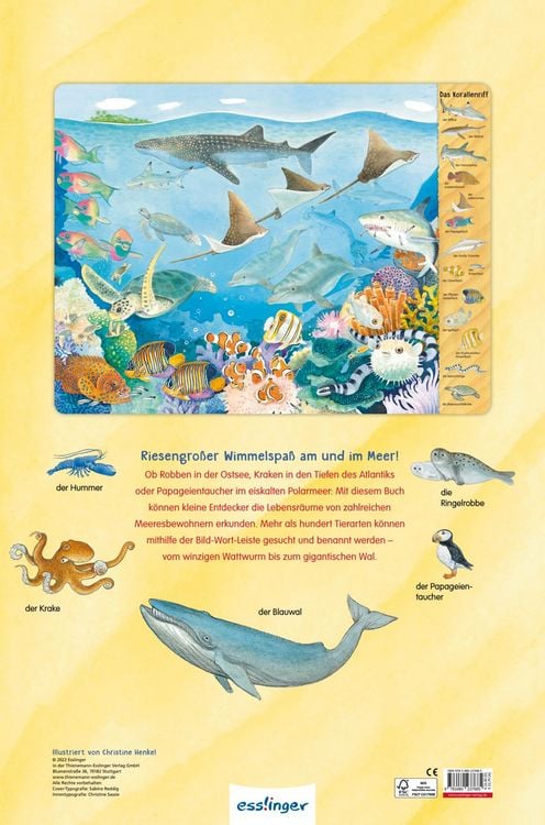 Produktbild: Riesen-Wimmelbuch: Das Riesen-Meer-Wimmelbuch