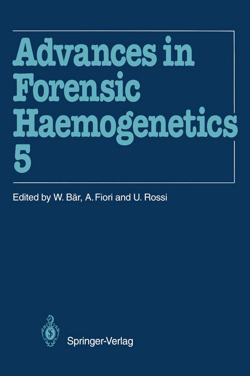 Produktbild: Advances in Forensic Haemogenetics