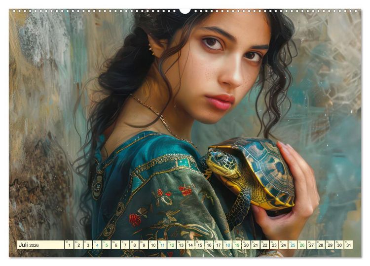 Produktbild: Tierliebe - In exotischer Umgebung (hochwertiger Premium Wandkalender 2026 DIN A2 quer), Kunstdruck in Hochglanz