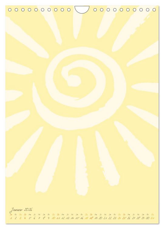 Produktbild: FOTOS & BASTELN - Always the Sun (Wandkalender 2026 DIN A4 hoch), CALVENDO Monatskalender