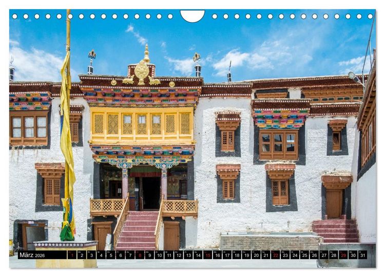Produktbild: Ladakh - Buddhistische Kl&ouml;ster (Wandkalender 2026 DIN A4 quer), CALVENDO Monatskalender