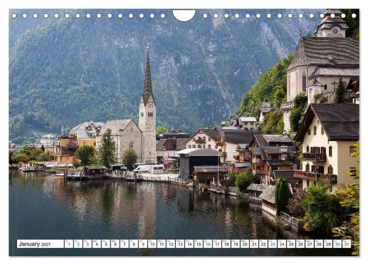 Produktbild: The Magic of Hallstatt (Wall Calendar 2027 DIN A4 landscape), CALVENDO 12 Month Wall Calendar