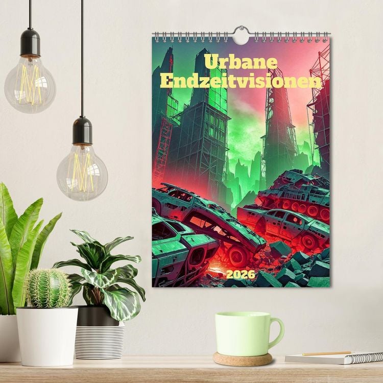 Produktbild: Urbane Endzeitvisionen (Wandkalender 2026 DIN A4 hoch), CALVENDO Monatskalender