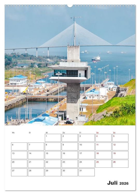 Produktbild: Reise durch Mittelamerika - Urlaubsplaner (Wandkalender 2026 DIN A2 hoch), CALVENDO Monatskalender