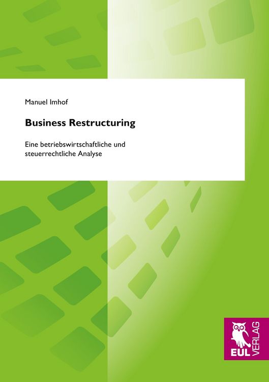 Produktbild: Business Restructuring