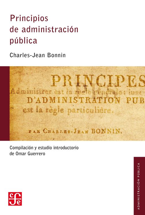Produktbild: Principios de administraci&oacute;n p&uacute;blica