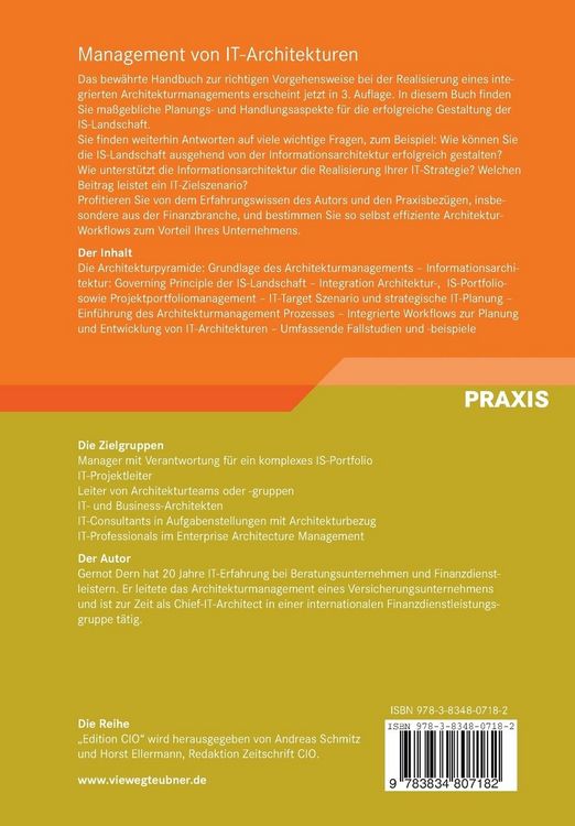 Produktbild: Management von IT-Architekturen