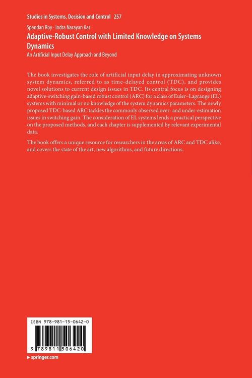Produktbild: Adaptive-Robust Control with Limited Knowledge on Systems Dynamics