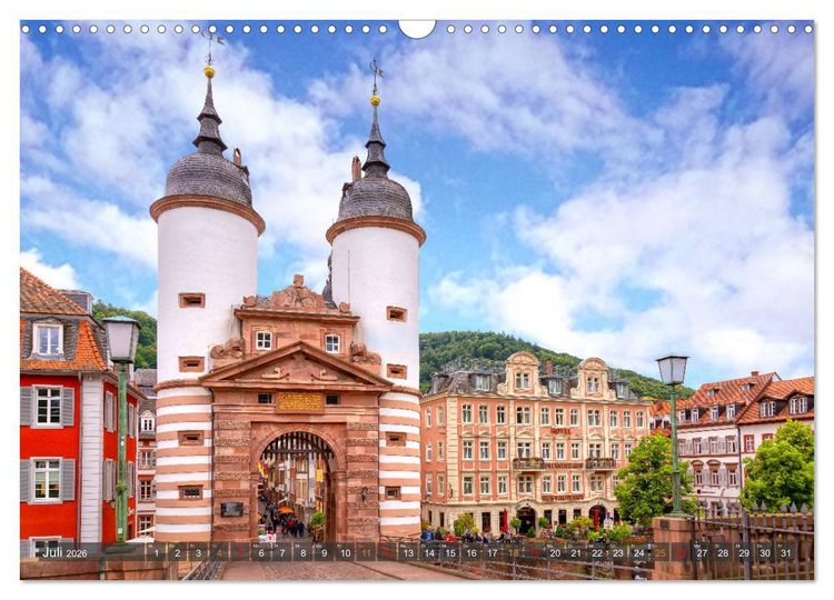Produktbild: Mein Heidelberg - Unterwegs zwischen Neckar und Altstadt (Wandkalender 2026 DIN A3 quer), CALVENDO Monatskalender