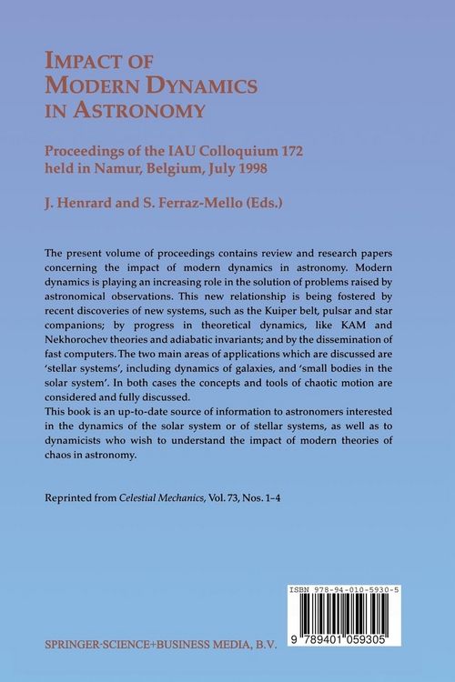 Produktbild: Impact of Modern Dynamics in Astronomy