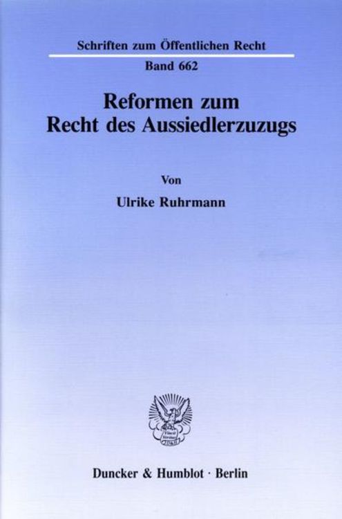 Bild vom Artikel Reformen zum Recht des Aussiedlerzuzugs. vom Autor Ulrike Ruhrmann