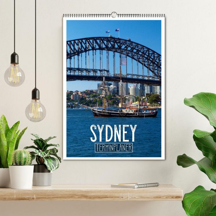 Produktbild: SYDNEY Terminplaner (Wandkalender 2026 DIN A2 hoch), CALVENDO Monatskalender