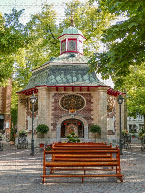 Produktbild: CALVENDO Puzzle Die Gnadenkapelle von Kevelaer | 1000 Teile Lege-Gr&ouml;&szlig;e 64x48cm Foto-Puzzle f&uuml;r gl&uuml;ckliche Stunden