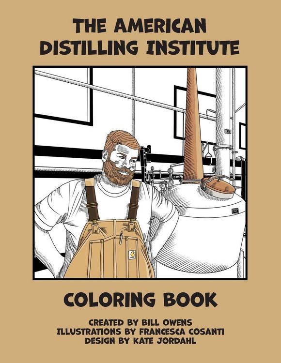 Produktbild: The American Distilling Institute Coloring Book