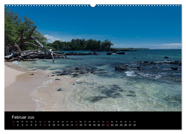 Produktbild: Hawaiianische Tr&auml;ume Big Island (Wandkalender 2026 DIN A2 quer), CALVENDO Monatskalender
