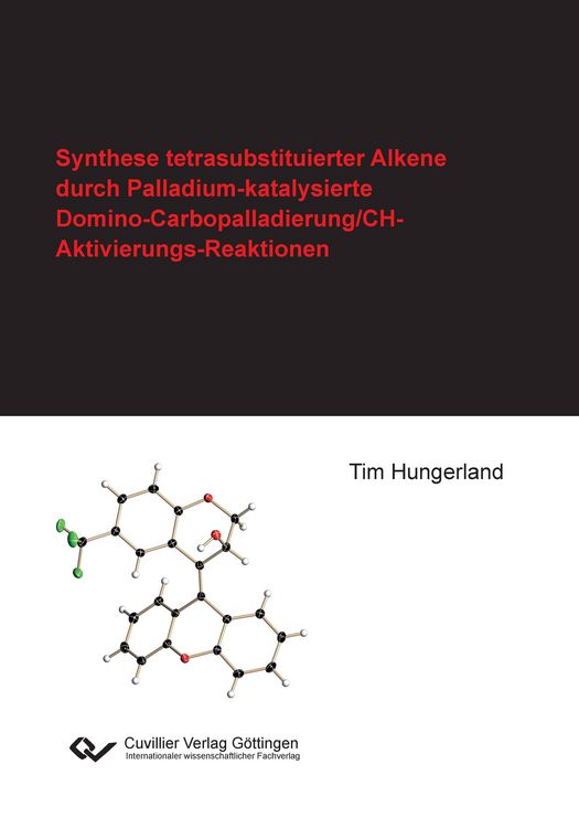 Produktbild: Synthese tetrasubstituierter Alkene durch Palladium-katalysierte Domino-Carbopalladierung/CH-Aktivierungs-Reaktionen