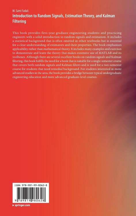 Produktbild: Introduction to Random Signals, Estimation Theory, and Kalman Filtering