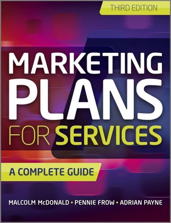Produktbild: Marketing Plans for Services