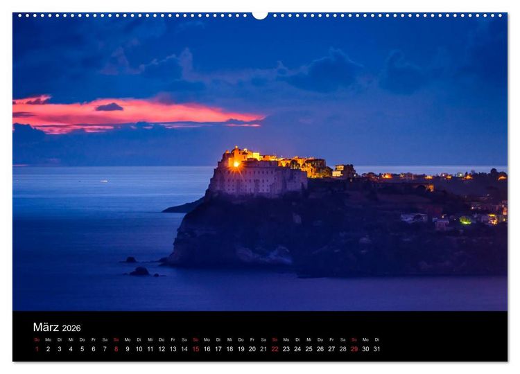 Produktbild: Neapel und Umgebung (hochwertiger Premium Wandkalender 2026 DIN A2 quer), Kunstdruck in Hochglanz