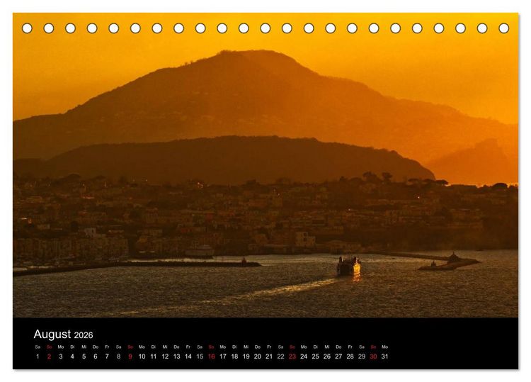 Produktbild: Neapel und Umgebung (Tischkalender 2026 DIN A5 quer), CALVENDO Monatskalender