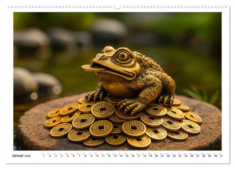 Produktbild: Bilder f&uuml;r ein gutes Feng Shui (hochwertiger Premium Wandkalender 2026 DIN A2 quer), Kunstdruck in Hochglanz